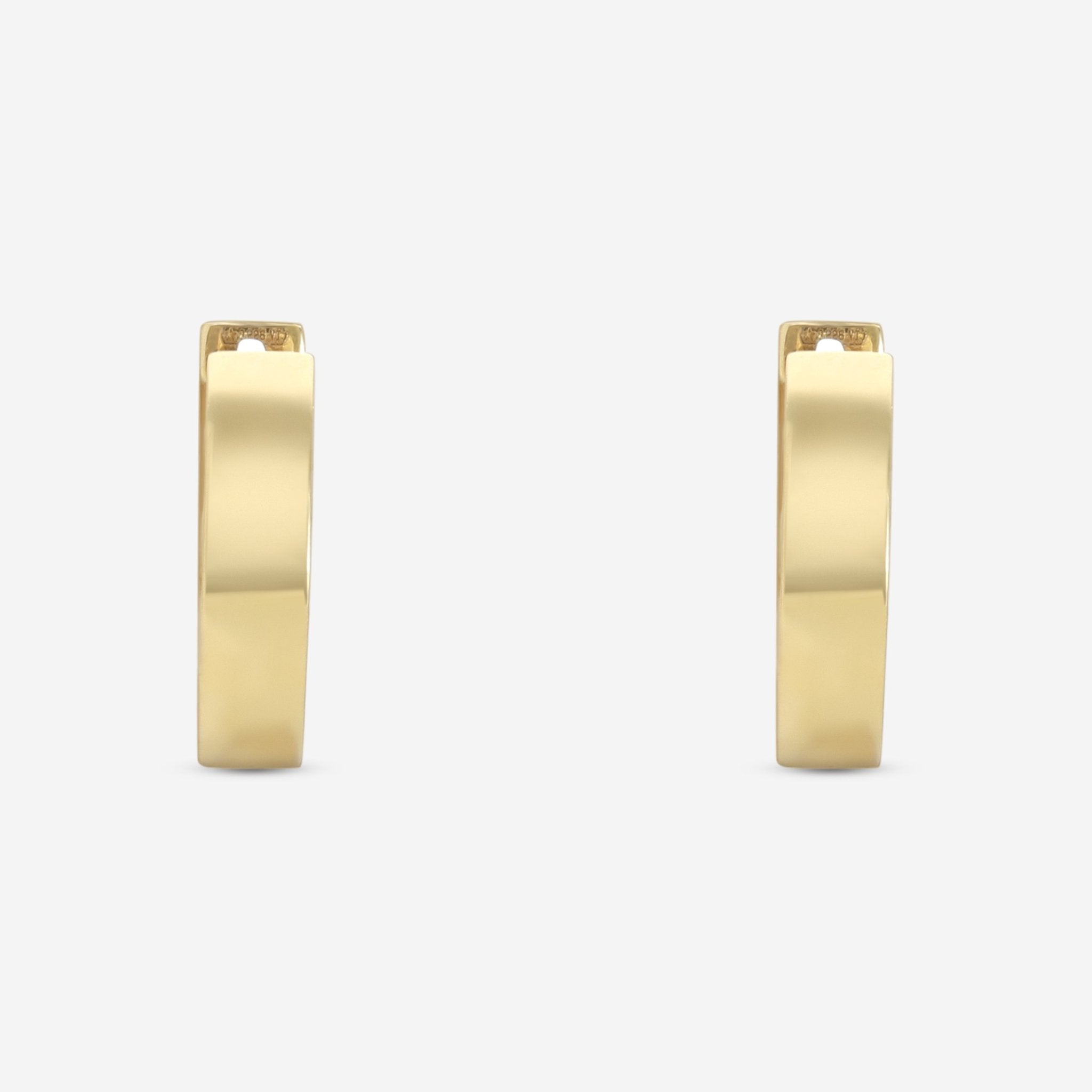 Roberto Coin Symphony 18K Yellow Gold 14mm Earrings 7771555AYER0 - THE SOLIST - Roberto Coin