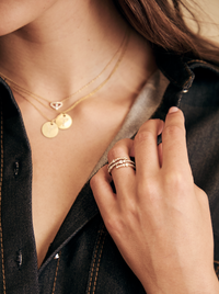 Hearts On Fire Triplicity 18K Yellow Gold Emblem Pendant HFPTRIPEM00128Y