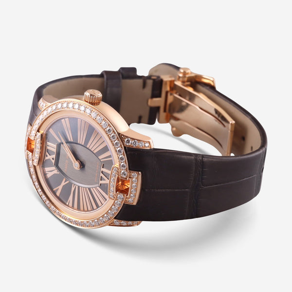 Roger Dubuis Velvet 18K Rose Gold Diamond Automatic Ladies Watch DBVE0015 - THE SOLIST - Roger Dubuis