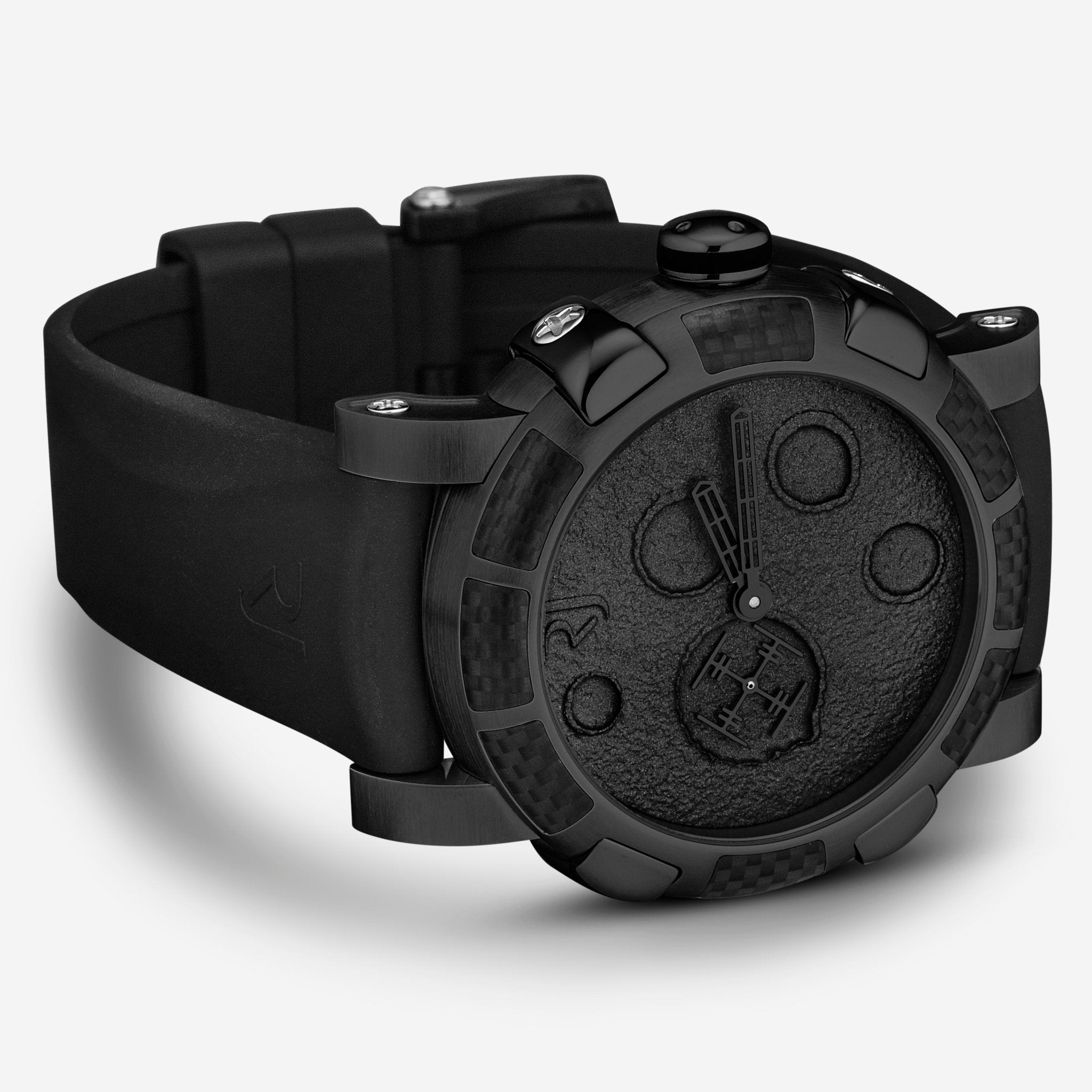 Romain Jerome Moon Dust Black Dial Automatic Men's Watch RJ.MD.AU.101.20 - THE SOLIST - Romain Jerome