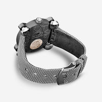 Romain Jerome Moon Invader Grey Dial Fabric Strap Titanium Automatic Men's Watch RJ.M.AU.IN.020.03 - THE SOLIST - Romain Jerome