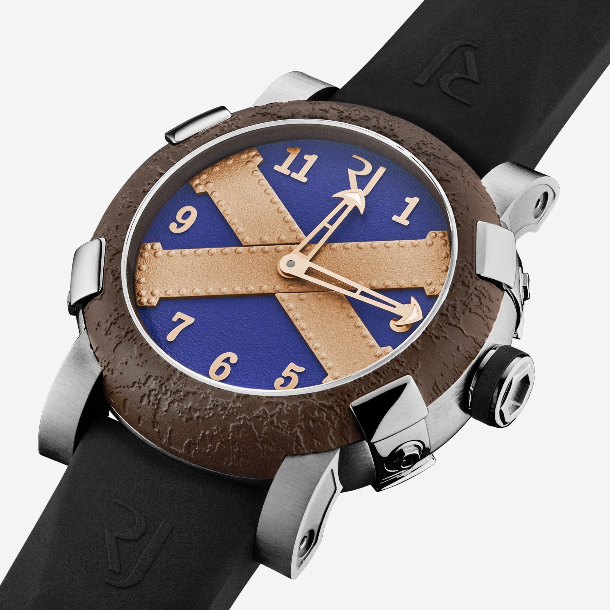 Romain Jerome Titanic A La Grande Blue Dial Automatic Men's Watch RJ.TG.AU.503.10 - THE SOLIST - Romain Jerome