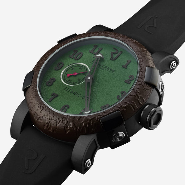 Romain Jerome Titanic Green Dial Automatic Men's Watch RJ.TI.AU.602.20 - THE SOLIST - Romain Jerome