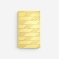 S.T. Dupont LeGrand Monogram 1872 Yellow Gold Lighter C23178