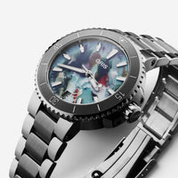 Oris Aquis Date Upcycle Stainless Steel Automatic Unisex Watch 01-733-7770-4150