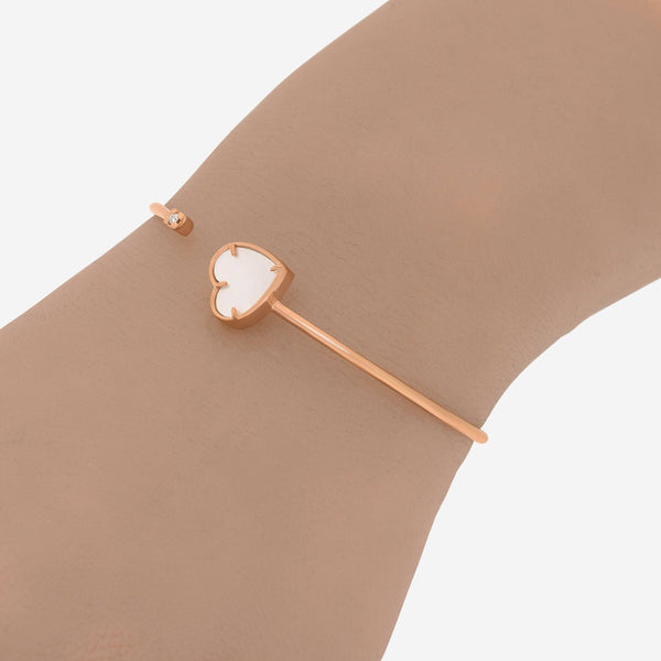 SALVINI 18K Rose Gold, Mother of Pearl and Diamond Bangle Bracelet 20084132 - THE SOLIST - SALVINI