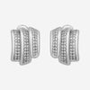 SALVINI 18K White Gold, 1.86ct. tw. Diamond Huggie Earrings 20007911 - THE SOLIST - SALVINI