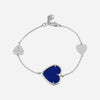 SALVINI 18K White Gold, Lapis and Diamond Charm Bracelet 20081491 - THE SOLIST - SALVINI