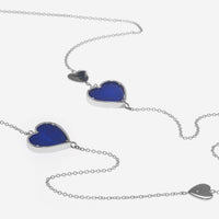 SALVINI 18K White Gold, Lapis and Diamond Strand Necklace 20081486 - THE SOLIST - SALVINI