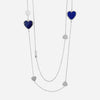 SALVINI 18K White Gold, Lapis and Diamond Strand Necklace 20081486 - THE SOLIST - SALVINI