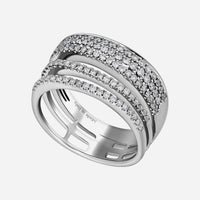 SALVINI Euforia S 18K White Gold, Diamond Puzzle Ring 20071549 - THE SOLIST - SALVINI