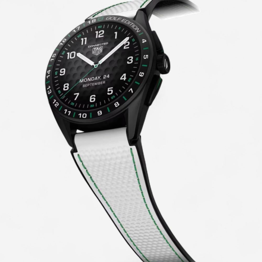 Tag Heuer Connected Calibre E4 Golf Edition 45mm Titanium Men's Smartwatch SBR8A81.EB0251