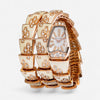 Bulgari Serpenti 18K Rose Gold Diamond Quartz Ladies Watch 101985
