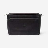 Shinola Canfield Black Natural Grain Leather Relaxed Messenger 20217408 - THE SOLIST - Shinola