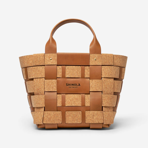 Shinola The Large Bixby Natural Cork Leather Basket Bag 20241941 - THE SOLIST - Shinola