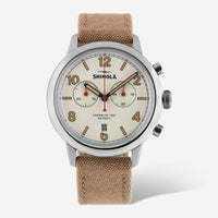 Shinola The Traveler Stainless Steel Men's Quartz Chronograph Watch S0120245785 - THE SOLIST - Shinola