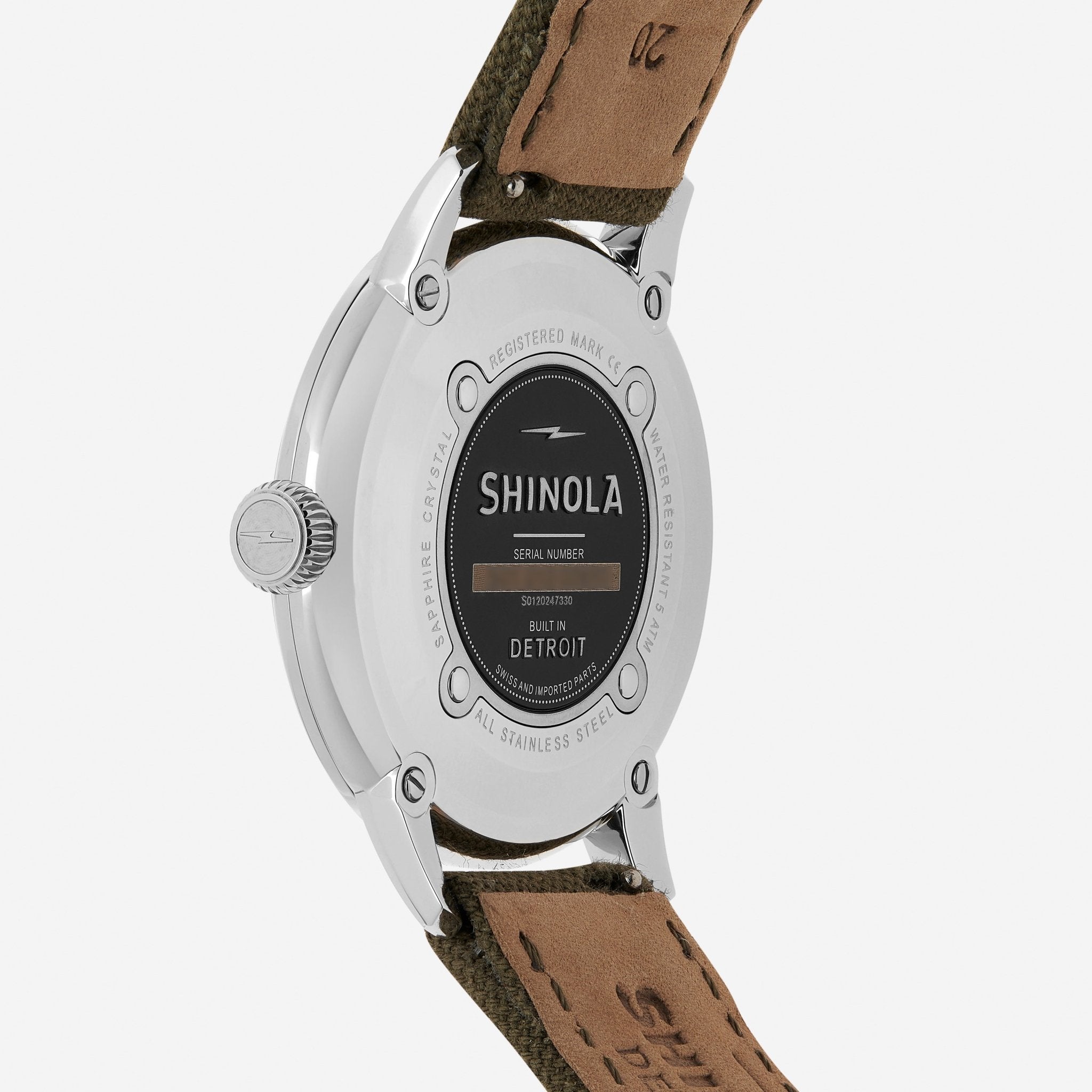 Shinola The Traveler Stainless Steel Mens Quartz Watch S0120247330 - THE SOLIST - Shinola