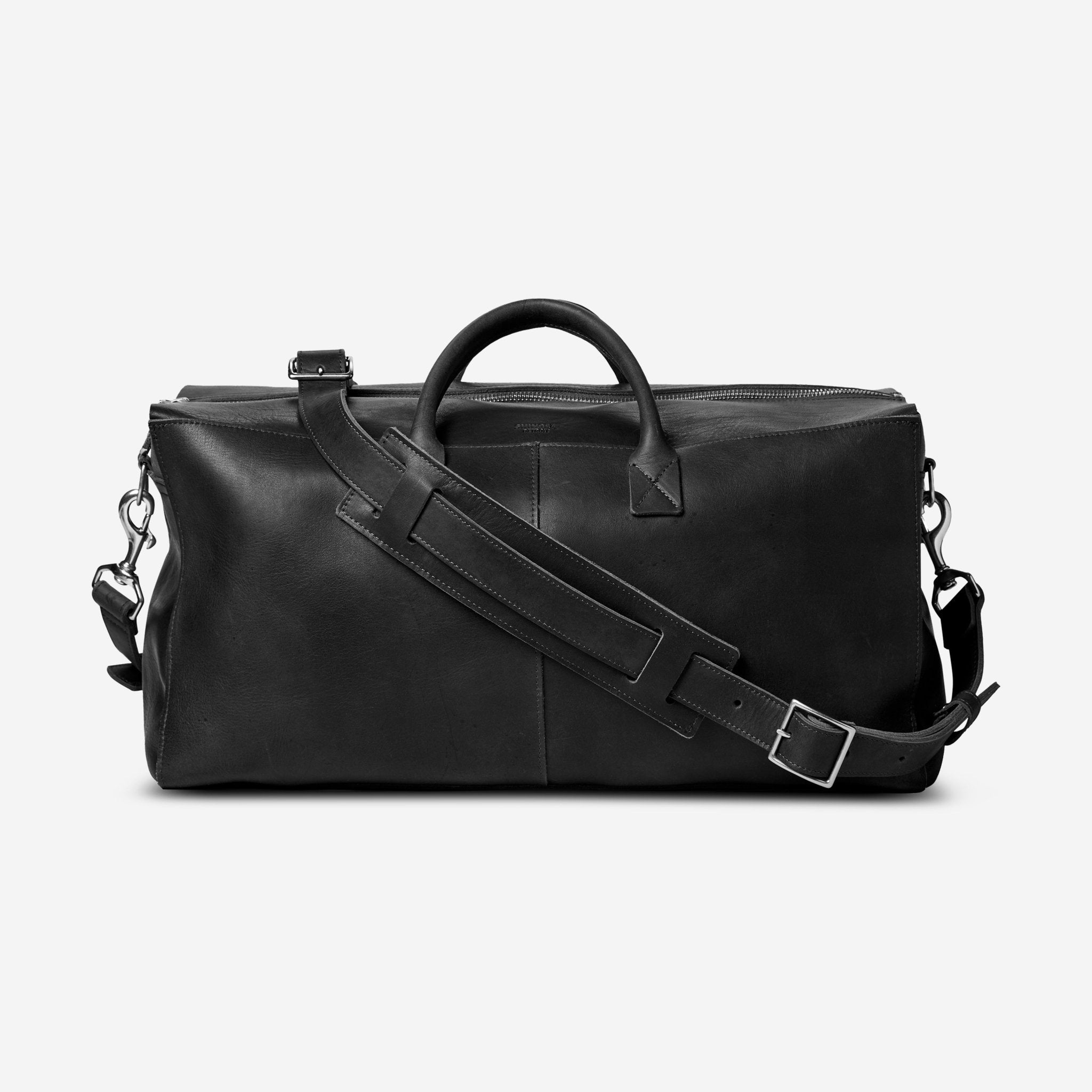 Shinola Utility Black Usa Heritage Leather Duffle 20242044 - BL - THE SOLIST - Shinola