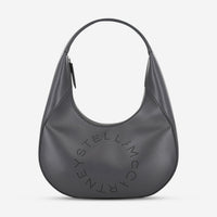 Stella McCartney Women's Dark Grey Logo Hobo Shoulder Bag 700269 - W8542 - 1164 - THE SOLIST - Stella McCartney