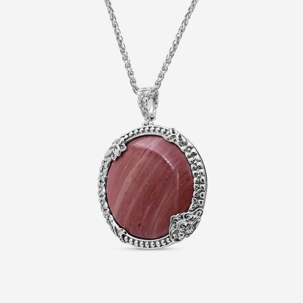 Stephen Dweck Red Wood Sterling Silver Pendant SDP - 14108 - THE SOLIST - Stephen Dweck