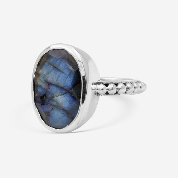 Stephen Dweck Sterling Silver Labradorite Ring SDR - 10245 - 7 - THE SOLIST - Stephen Dweck