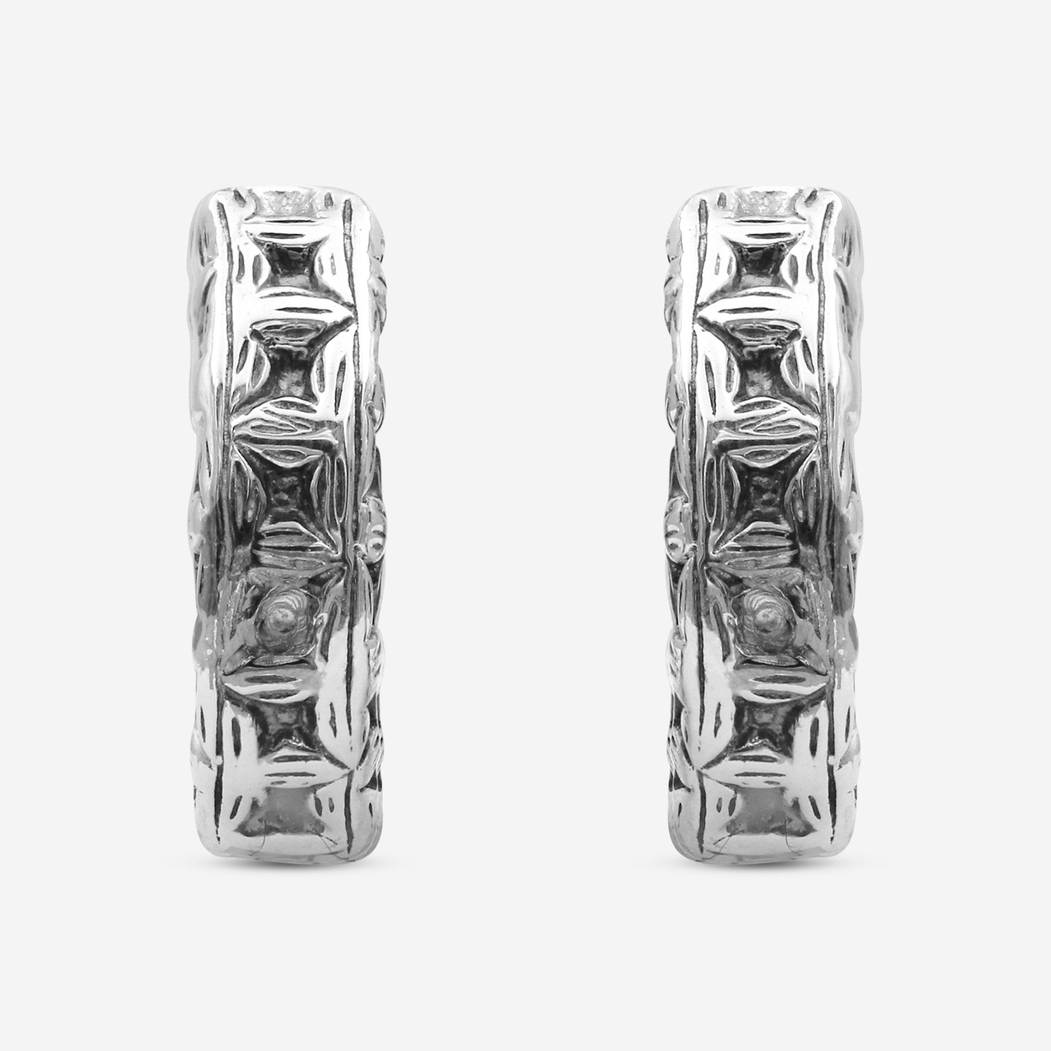 Stephen Dweck Streling Silver, London Blue Topaz Hoop Earrings SDE - 12304 - THE SOLIST - Stephen Dweck