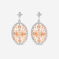 SuperOro 14K Gold, Diamond Drop Earrings 62014 - THE SOLIST - SuperOro