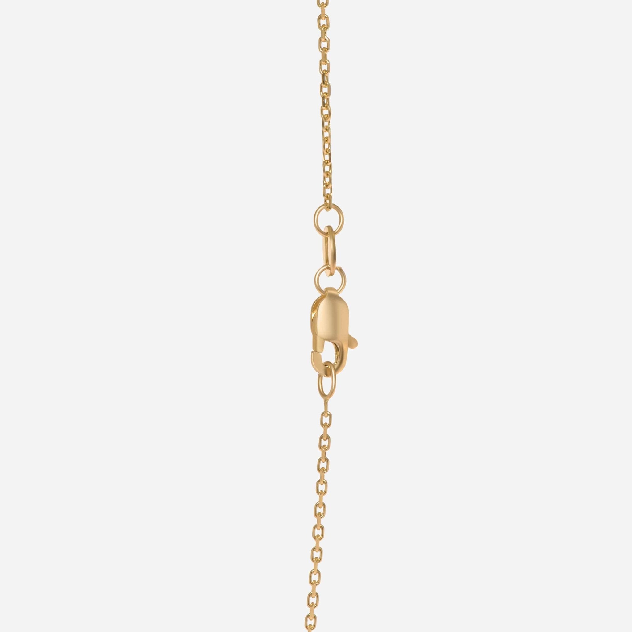 SuperOro 14K Yellow Gold, Diamond Princess Necklace 61467 - THE SOLIST - SuperOro