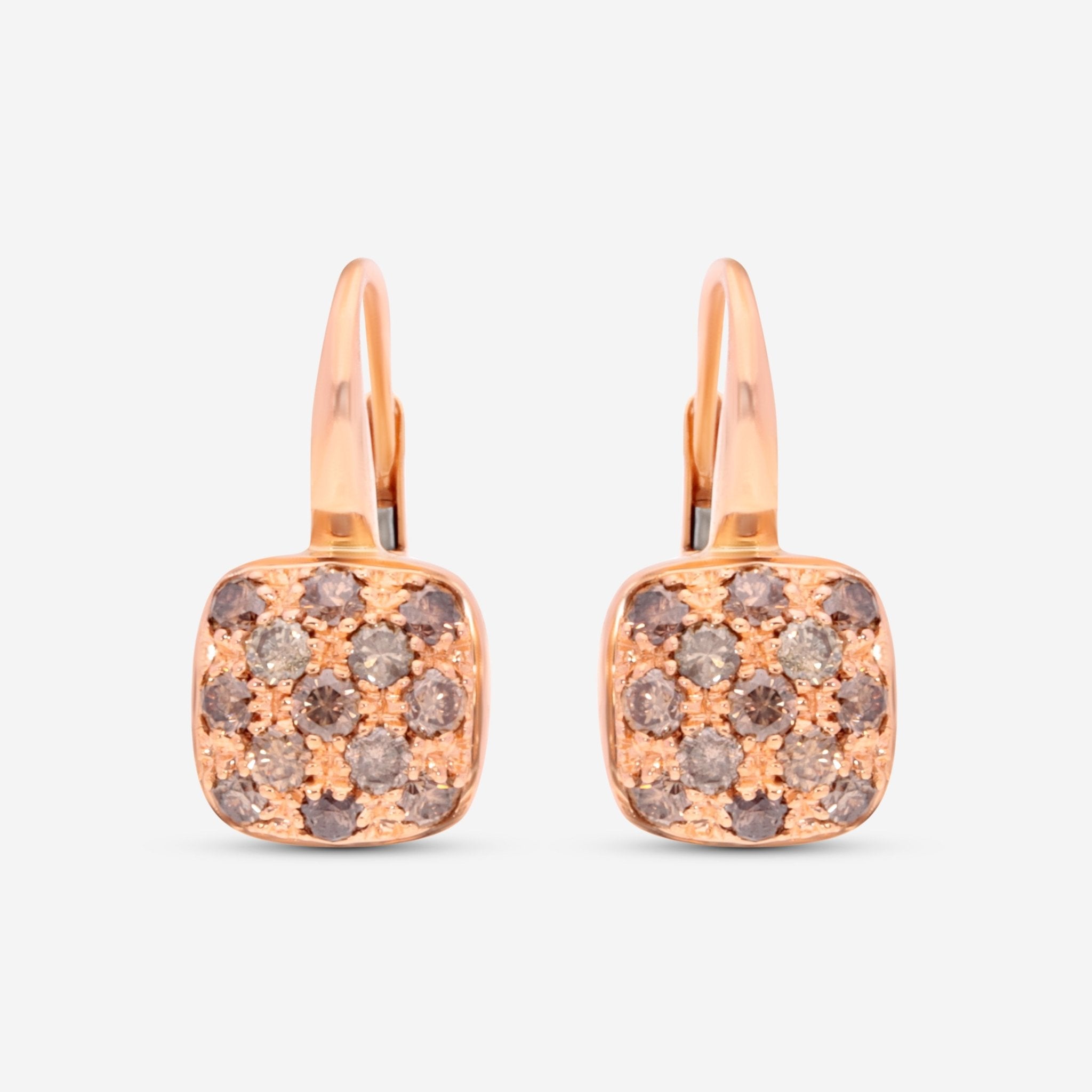 SuperOro 18K Rose Gold Earrings AU750 - THE SOLIST - SuperOro