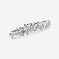 SuperOro 18K White Gold, Diamond 3.45ct. tw. Link Bracelet 63608 - THE SOLIST - SuperOro