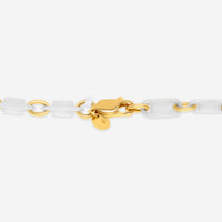 SuperOro 18K Yellow Gold and Ceramic, Link Bracelet 62656 - THE SOLIST - SuperOro