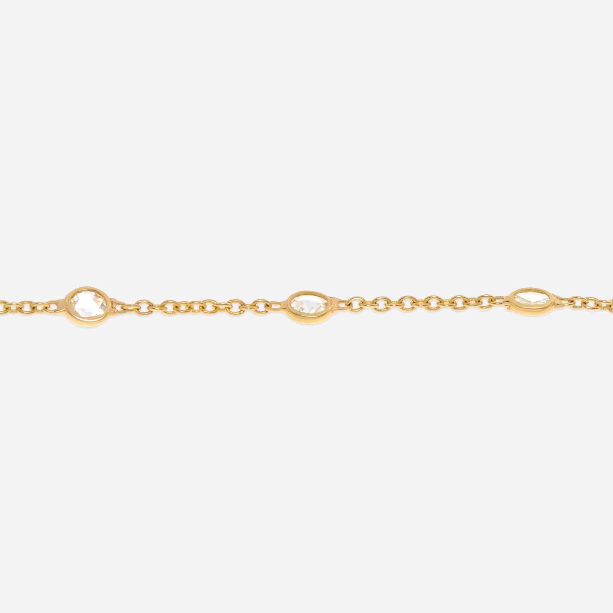 SuperOro 18K Yellow Gold, Diamond Chain Bracelet 62211 - THE SOLIST - SuperOro