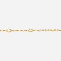 SuperOro 18K Yellow Gold, Diamond Chain Bracelet 62211 - THE SOLIST - SuperOro