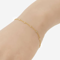 SuperOro 18K Yellow Gold, Diamond Chain Bracelet 62211 - THE SOLIST - SuperOro