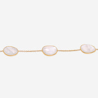 SuperOro 18K Yellow Gold, Faceted Quartz Princess Necklace 60067 - THE SOLIST - SuperOro