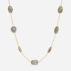 SuperOro 18K Yellow Gold, Labradorite Princess Necklace - THE SOLIST - SuperOro