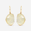 SuperOro Fancy 18K Yellow Gold Diamond & Prenite Earrings FANCY/O100 - THE SOLIST - SuperOro