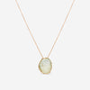 SuperOro Fancy 18K Yellow Gold Diamond & Prenite Pendant Necklace FANCY/P100 - THE SOLIST - SuperOro