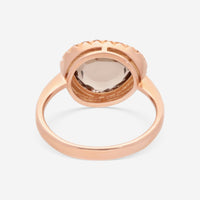 SuperOro Greta 18K Rose Gold Diamond & Smoky Quartz Statement Ring GRETA/A001 - THE SOLIST - SuperOro