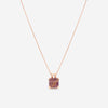 SuperOro Iceberg 18K Rose Gold Charoite - Gold Rutile Pendant Necklace ICEBERG/P002 - THE SOLIST - SuperOro