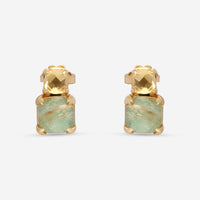 SuperOro Iceberg 18K Yellow Gold Multistone Earrings ICEBERG/O001 - THE SOLIST - SuperOro