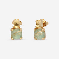 SuperOro Iceberg 18K Yellow Gold Multistone Earrings ICEBERG/O001 - THE SOLIST - SuperOro