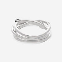 SuperOro Ischia 18K White Gold Diamond & Multistone Wrap Ring ISCHIA/A008a - THE SOLIST - SuperOro