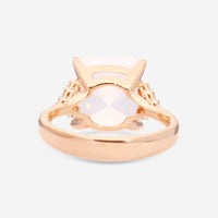 SuperOro Louvre 18K Rose Gold Diamond & Girasol Quartz Statement Ring LOUVRE/A002 - THE SOLIST - SuperOro