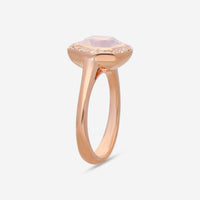 SuperOro Louvre 18K Rose Gold Diamond & Girasol Quartz Statement Ring LOUVRE/A003 - THE SOLIST - SuperOro