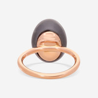 SuperOro Meteo 18K Rose Gold Diamond & Grey Moonstone Statement Ring METEO/A696 - THE SOLIST - SuperOro