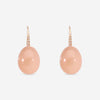 SuperOro Meteo 18K Rose Gold Diamond & Orange Moonstone Earrings METEO/O734 - THE SOLIST - SuperOro