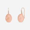 SuperOro Meteo 18K Rose Gold Diamond & Orange Moonstone Earrings METEO/O734 - THE SOLIST - SuperOro