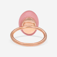 SuperOro Meteo 18K Rose Gold Diamond & Rose Chalcedony Statement Ring METEO/A696 - THE SOLIST - SuperOro