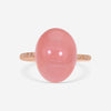 SuperOro Meteo 18K Rose Gold Diamond & Rose Chalcedony Statement Ring METEO/A696 - THE SOLIST - SuperOro